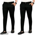 Cotton Blend Trouser for Men Pack of 2