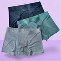 Men's Ice Silk Seamless Briefs Boxers (Pack of 3)
